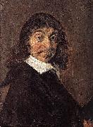 Frans Hals Portrait of Rene Descartes oil
